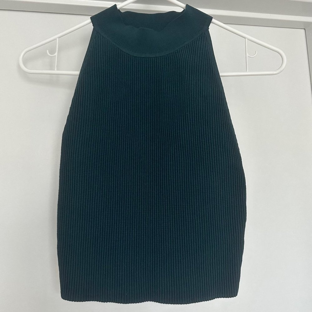 Babaton Knit Mockneck Tank - SIZE S